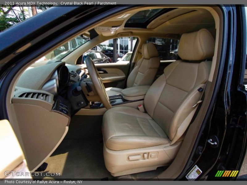 Crystal Black Pearl / Parchment 2011 Acura MDX Technology