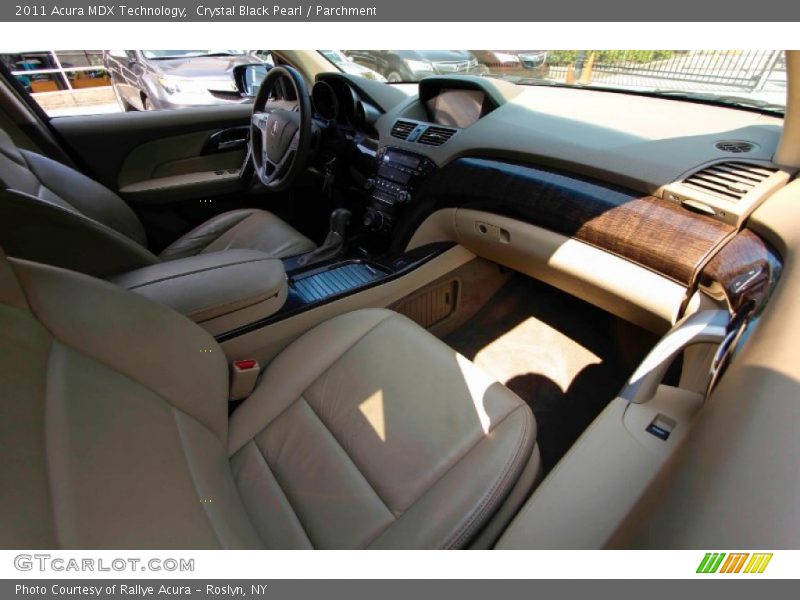 Crystal Black Pearl / Parchment 2011 Acura MDX Technology