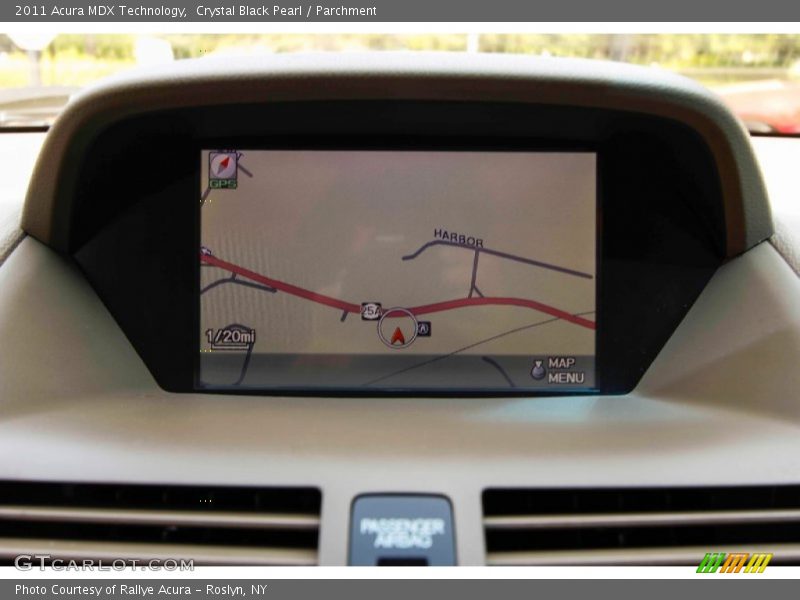 Crystal Black Pearl / Parchment 2011 Acura MDX Technology