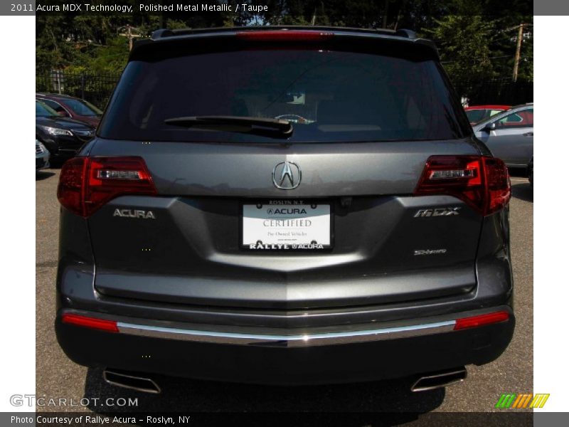 Polished Metal Metallic / Taupe 2011 Acura MDX Technology