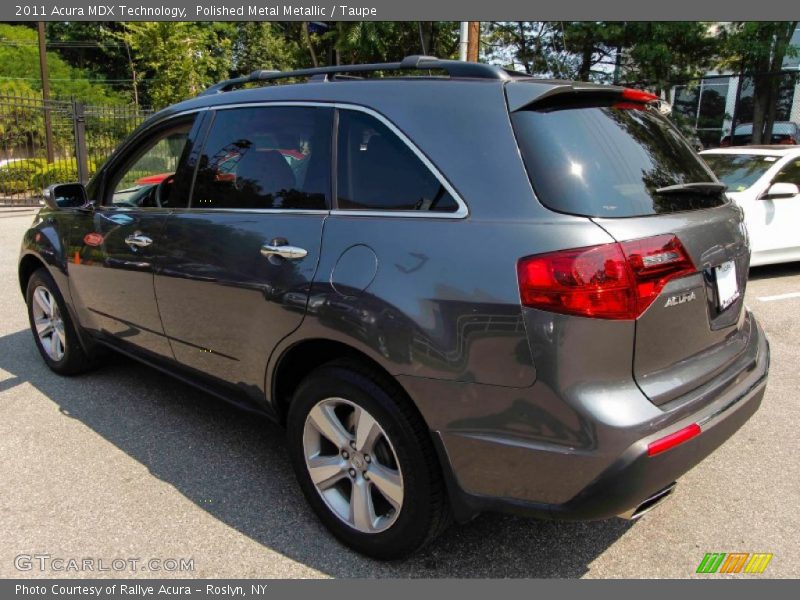 Polished Metal Metallic / Taupe 2011 Acura MDX Technology