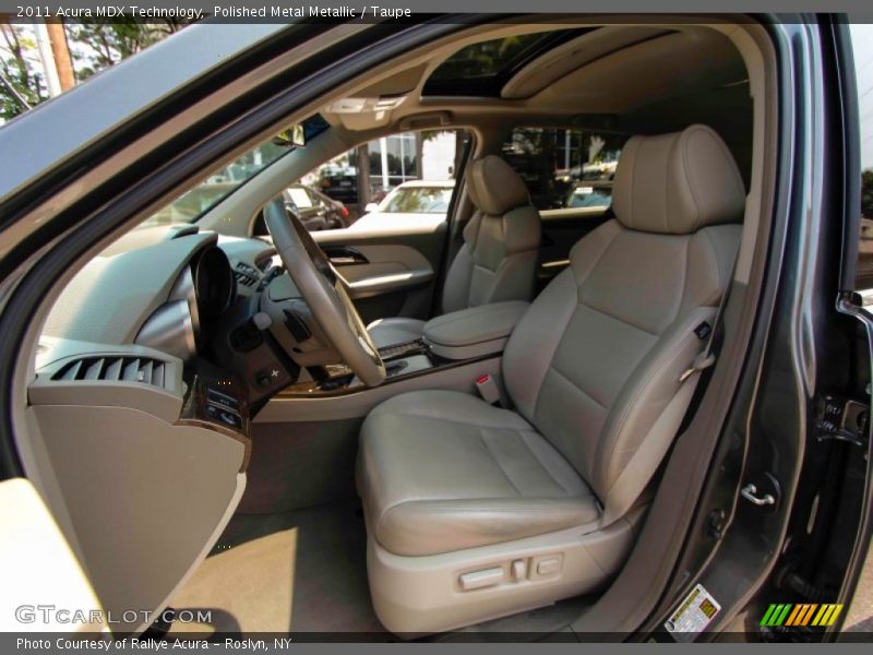 Polished Metal Metallic / Taupe 2011 Acura MDX Technology