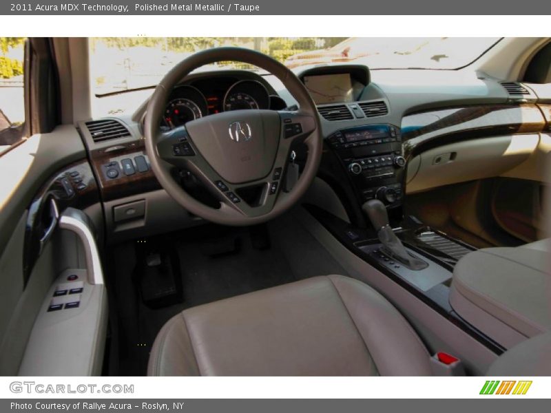 Polished Metal Metallic / Taupe 2011 Acura MDX Technology