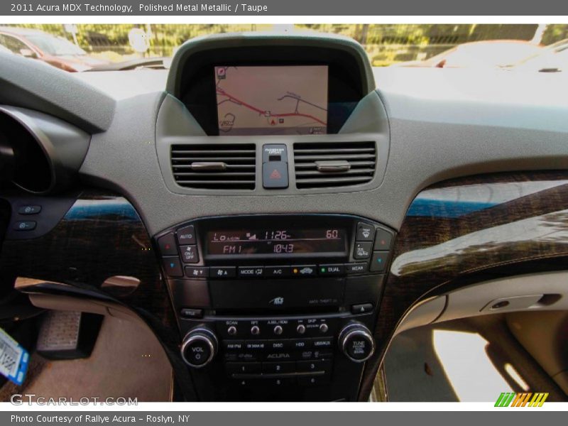 Polished Metal Metallic / Taupe 2011 Acura MDX Technology