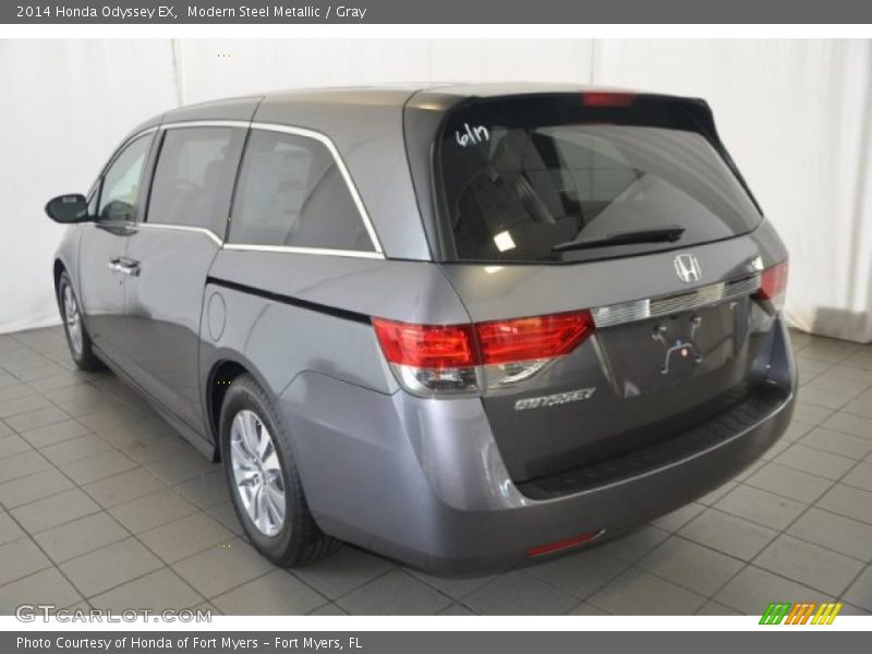 Modern Steel Metallic / Gray 2014 Honda Odyssey EX