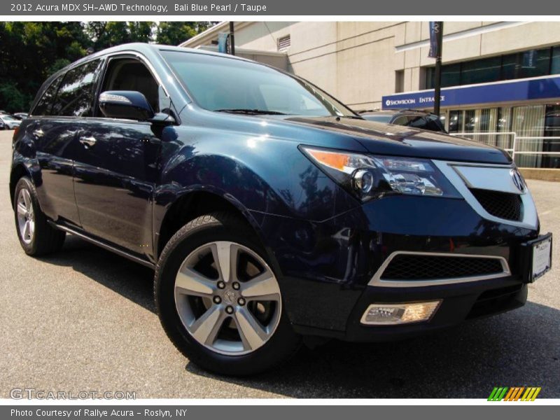 Bali Blue Pearl / Taupe 2012 Acura MDX SH-AWD Technology