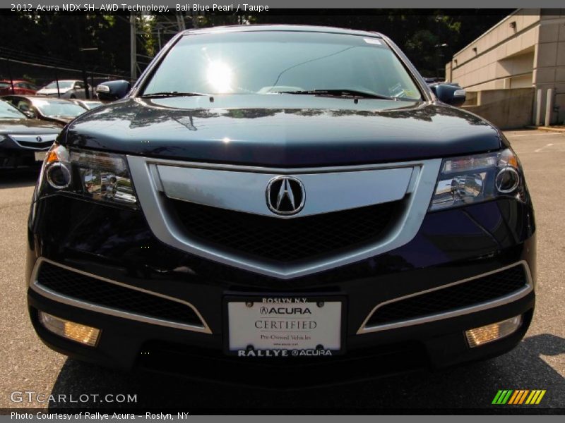 Bali Blue Pearl / Taupe 2012 Acura MDX SH-AWD Technology