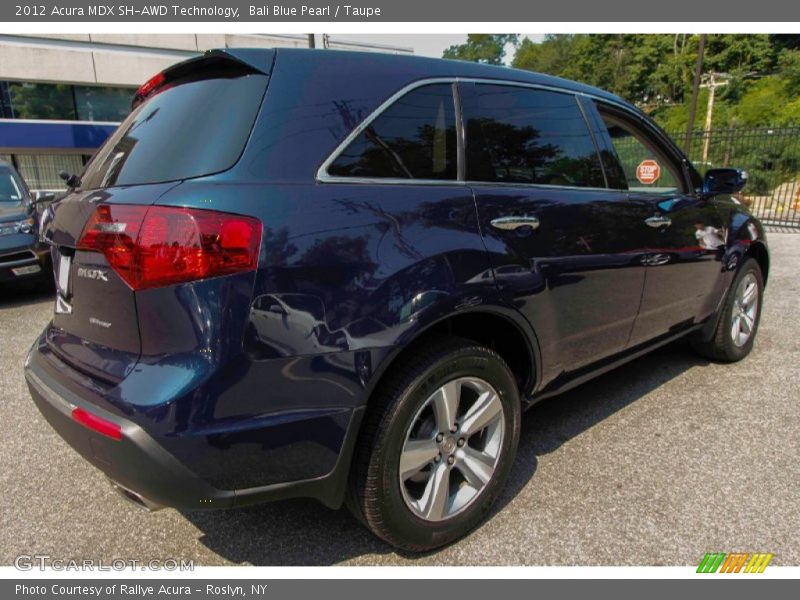 Bali Blue Pearl / Taupe 2012 Acura MDX SH-AWD Technology