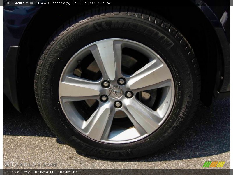 Bali Blue Pearl / Taupe 2012 Acura MDX SH-AWD Technology