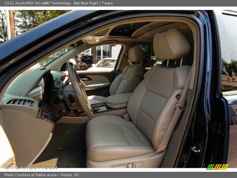 Bali Blue Pearl / Taupe 2012 Acura MDX SH-AWD Technology