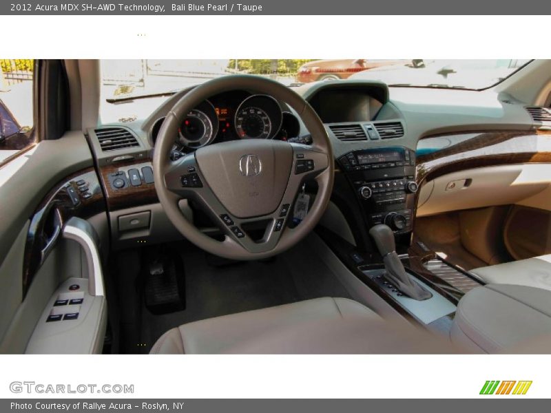 Bali Blue Pearl / Taupe 2012 Acura MDX SH-AWD Technology