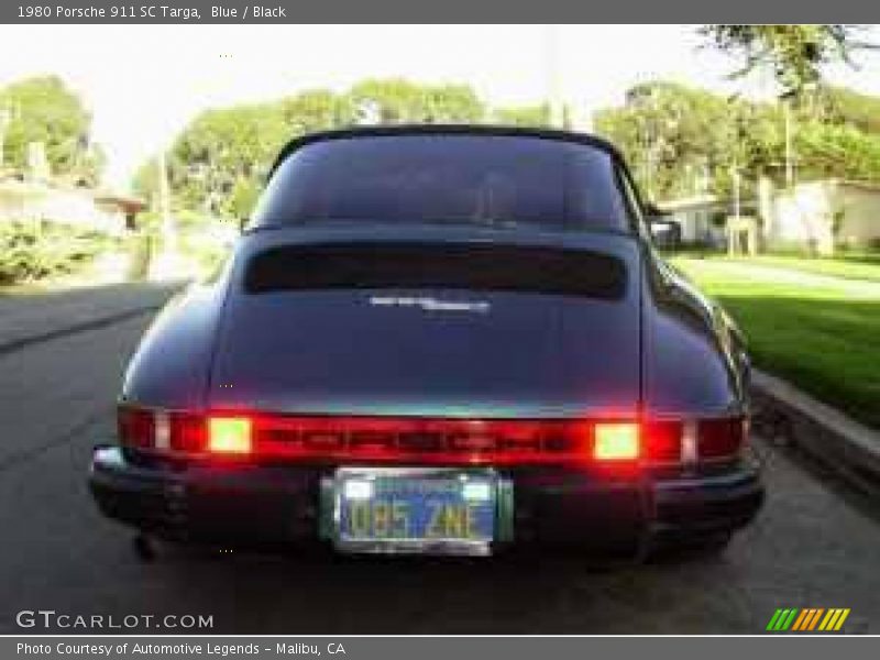 Blue / Black 1980 Porsche 911 SC Targa