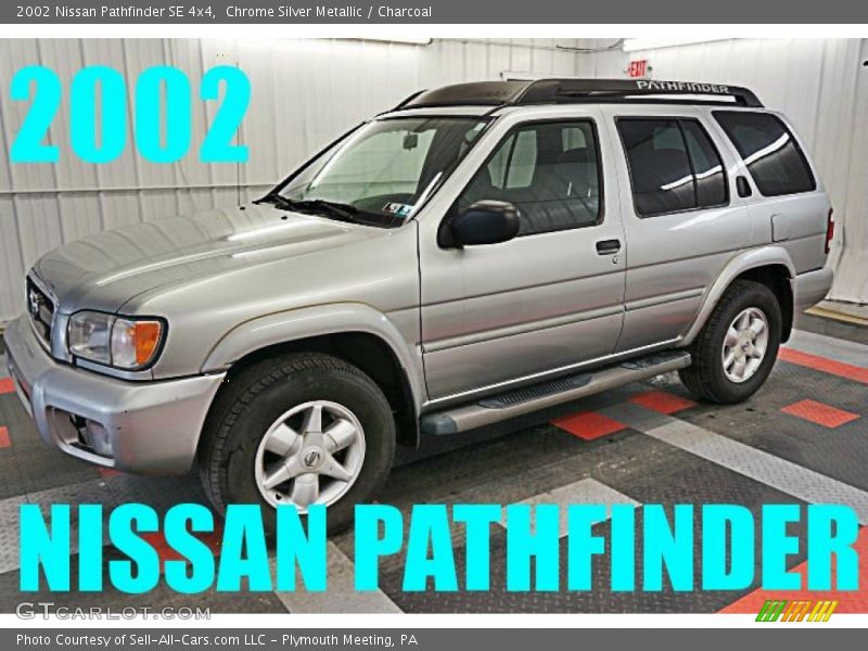 Chrome Silver Metallic / Charcoal 2002 Nissan Pathfinder SE 4x4