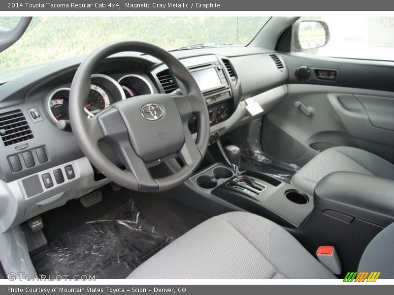 Graphite Interior - 2014 Tacoma Regular Cab 4x4 