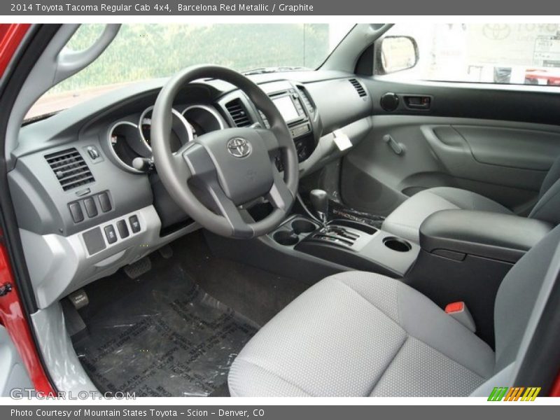 Graphite Interior - 2014 Tacoma Regular Cab 4x4 