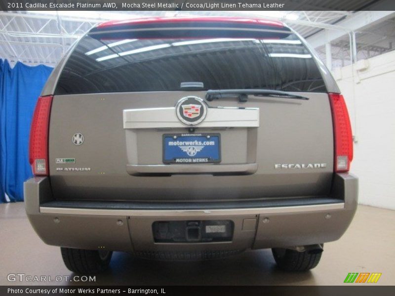 Mocha Steel Metallic / Cocoa/Light Linen Tehama Leather 2011 Cadillac Escalade Platinum AWD