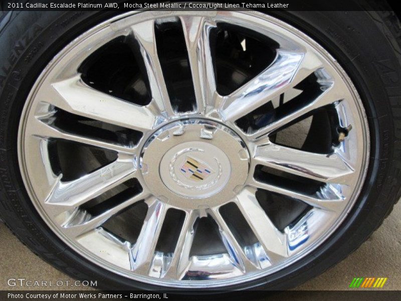 Mocha Steel Metallic / Cocoa/Light Linen Tehama Leather 2011 Cadillac Escalade Platinum AWD