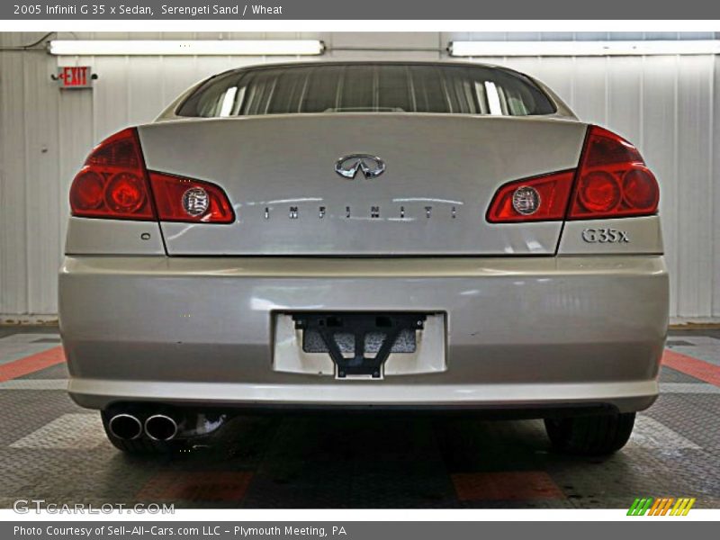 Serengeti Sand / Wheat 2005 Infiniti G 35 x Sedan