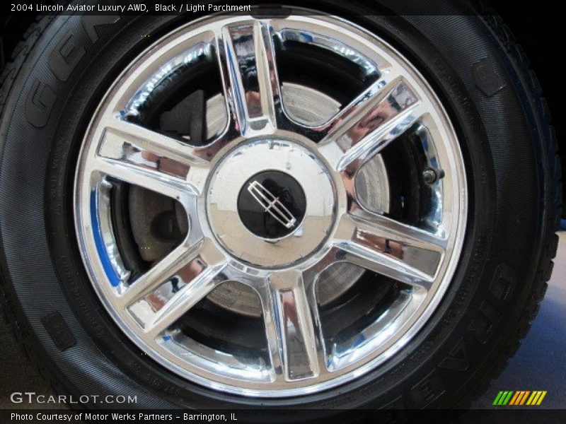 Black / Light Parchment 2004 Lincoln Aviator Luxury AWD
