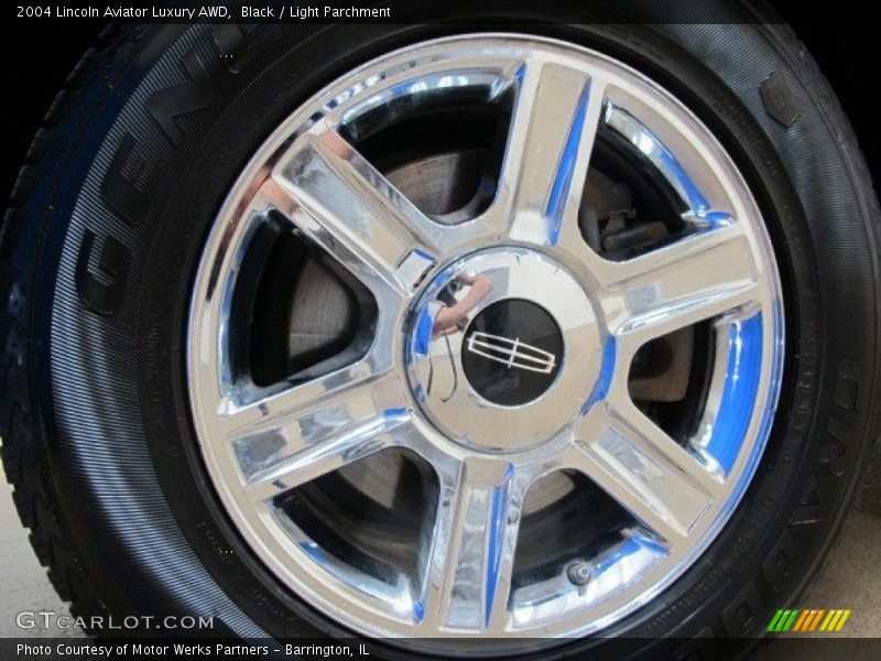 Black / Light Parchment 2004 Lincoln Aviator Luxury AWD