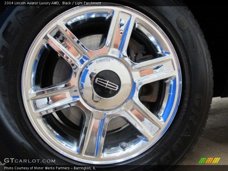 Black / Light Parchment 2004 Lincoln Aviator Luxury AWD