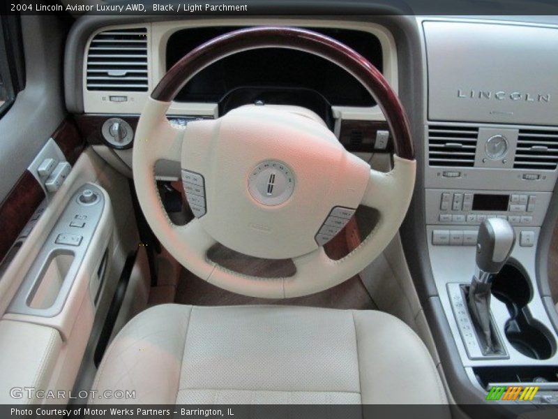 Black / Light Parchment 2004 Lincoln Aviator Luxury AWD