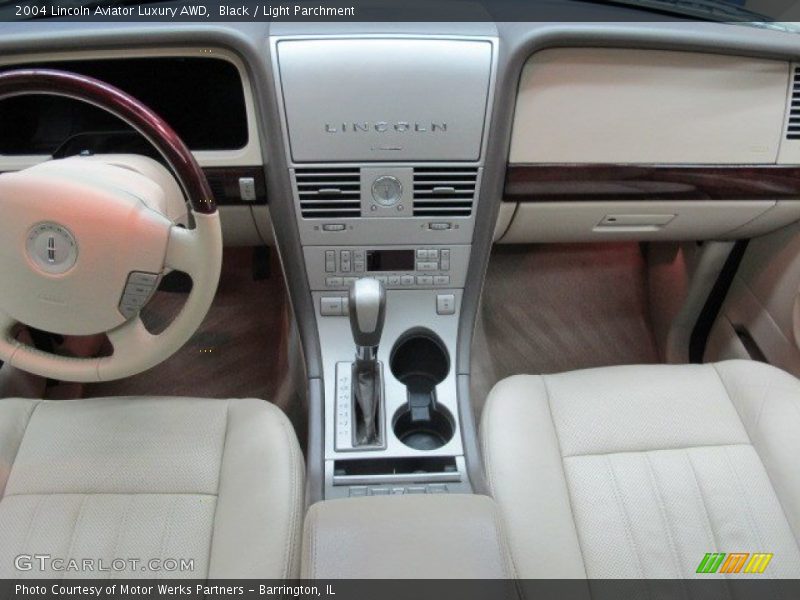 Black / Light Parchment 2004 Lincoln Aviator Luxury AWD