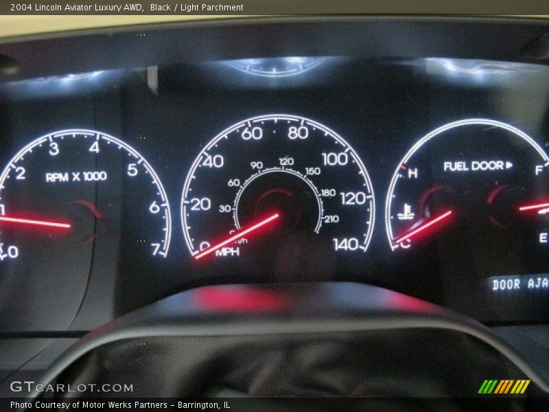 Black / Light Parchment 2004 Lincoln Aviator Luxury AWD