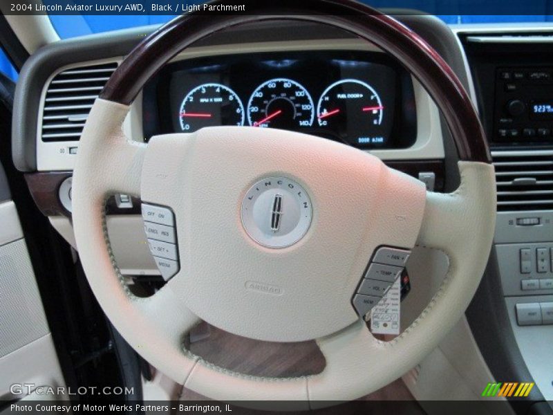Black / Light Parchment 2004 Lincoln Aviator Luxury AWD