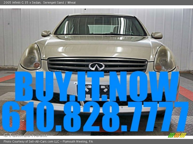 Serengeti Sand / Wheat 2005 Infiniti G 35 x Sedan