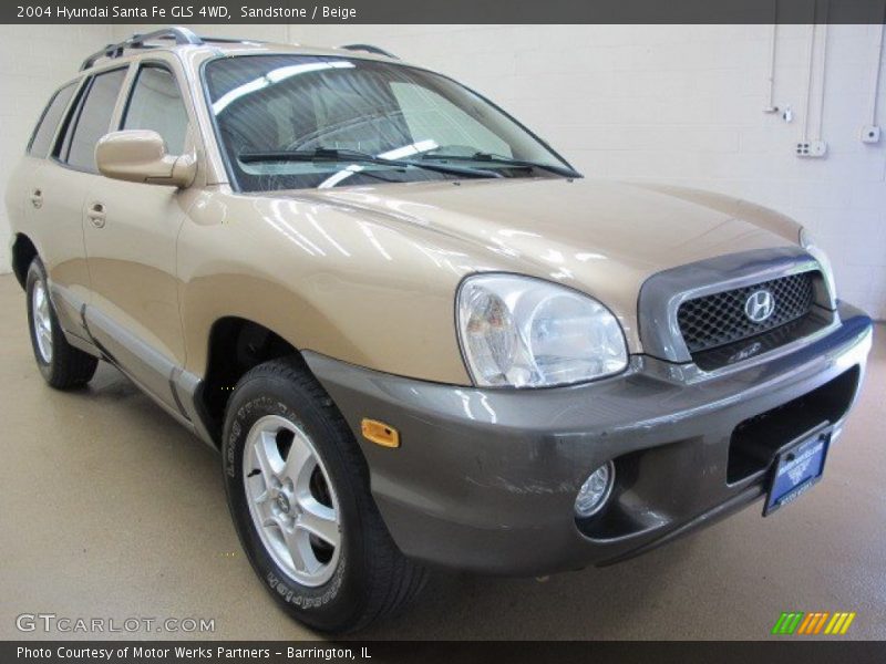 Sandstone / Beige 2004 Hyundai Santa Fe GLS 4WD
