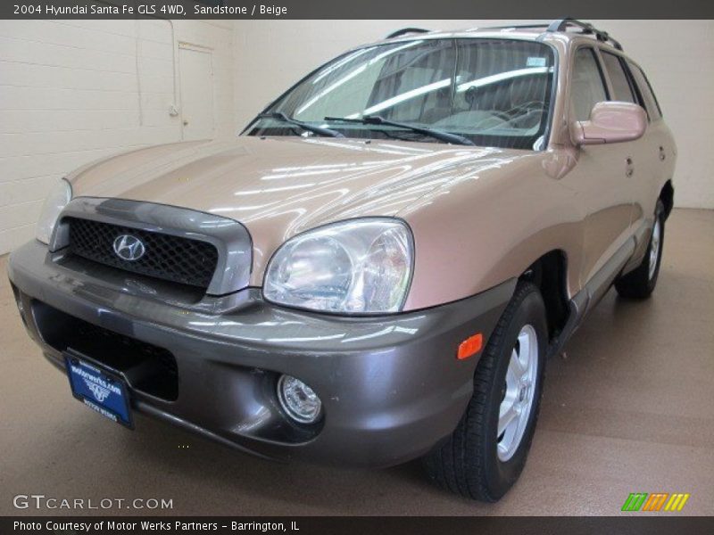 Sandstone / Beige 2004 Hyundai Santa Fe GLS 4WD