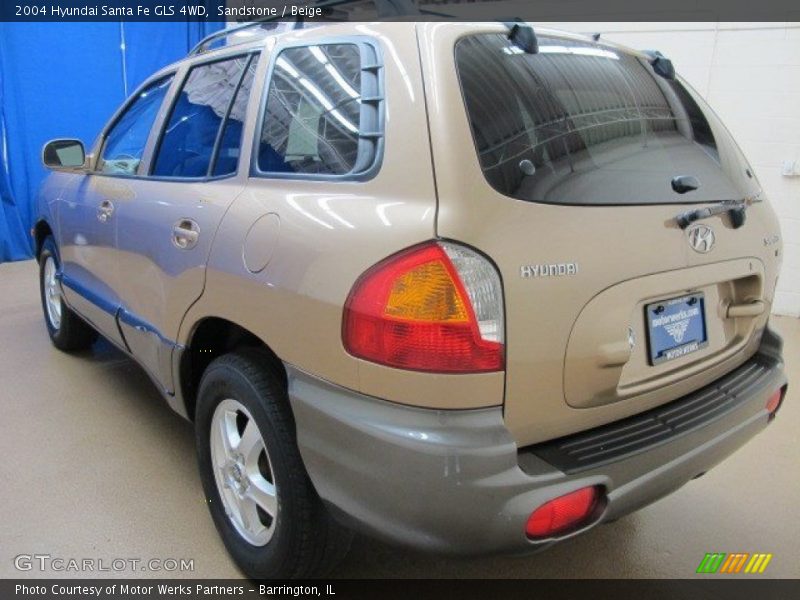 Sandstone / Beige 2004 Hyundai Santa Fe GLS 4WD