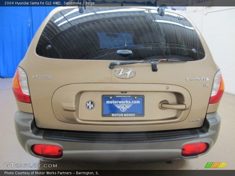 Sandstone / Beige 2004 Hyundai Santa Fe GLS 4WD