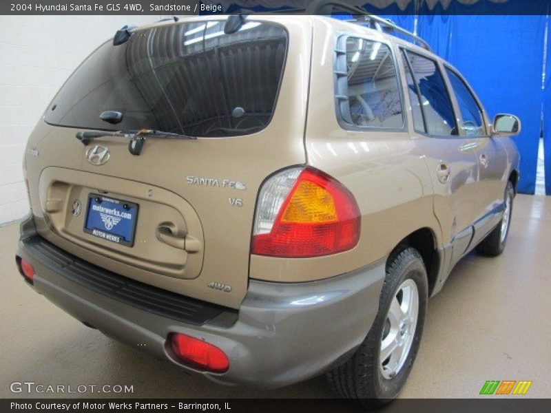 Sandstone / Beige 2004 Hyundai Santa Fe GLS 4WD