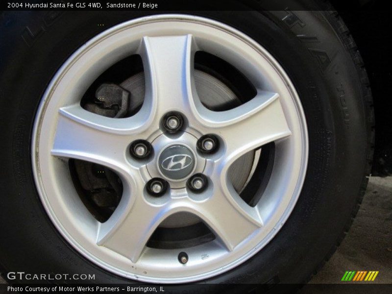 Sandstone / Beige 2004 Hyundai Santa Fe GLS 4WD