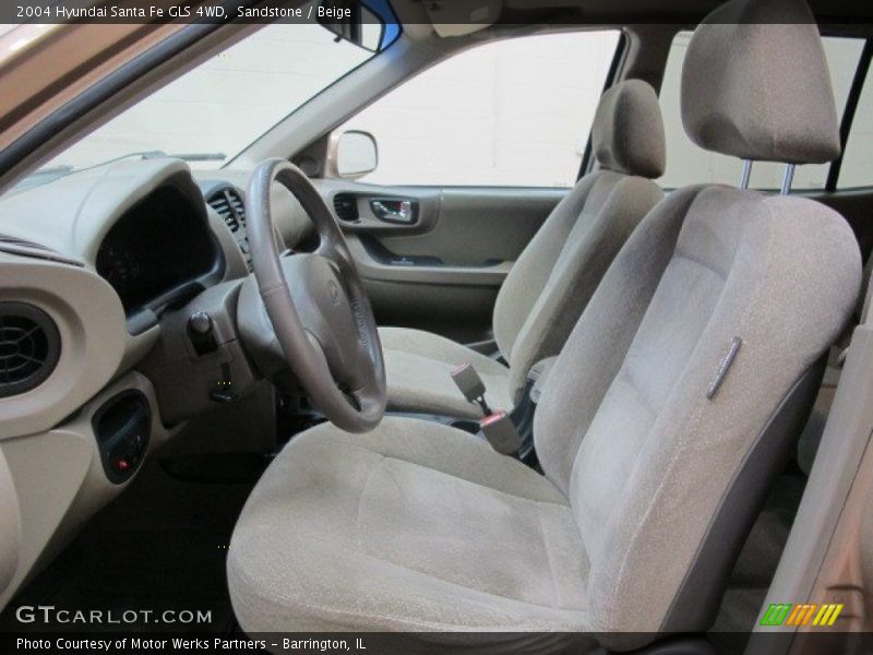Sandstone / Beige 2004 Hyundai Santa Fe GLS 4WD