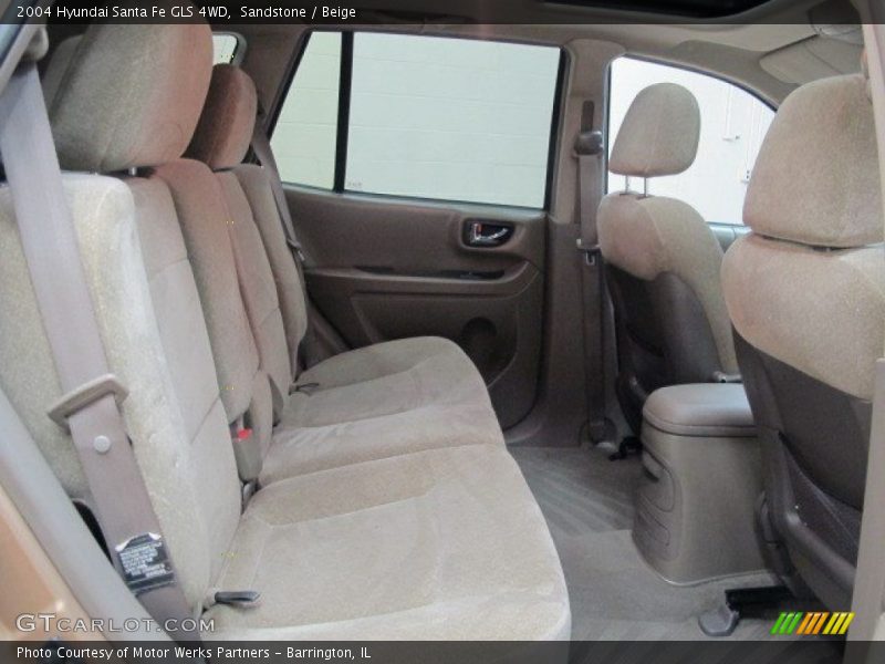 Sandstone / Beige 2004 Hyundai Santa Fe GLS 4WD
