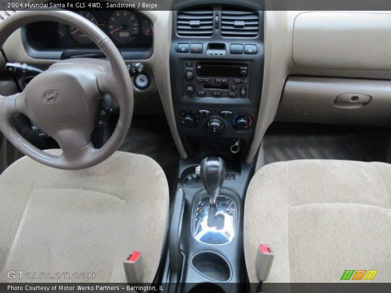Sandstone / Beige 2004 Hyundai Santa Fe GLS 4WD