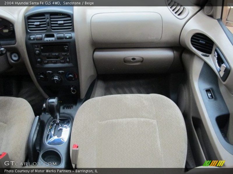 Sandstone / Beige 2004 Hyundai Santa Fe GLS 4WD