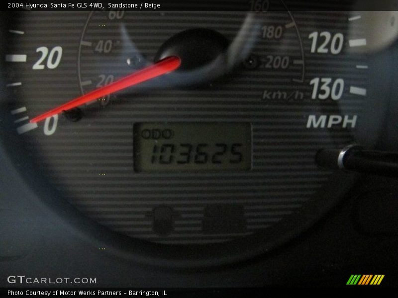 Sandstone / Beige 2004 Hyundai Santa Fe GLS 4WD