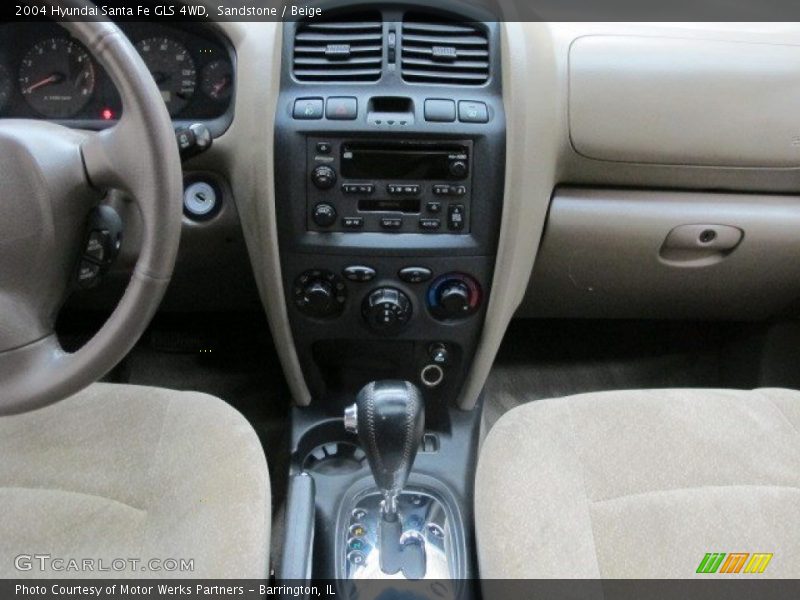 Sandstone / Beige 2004 Hyundai Santa Fe GLS 4WD