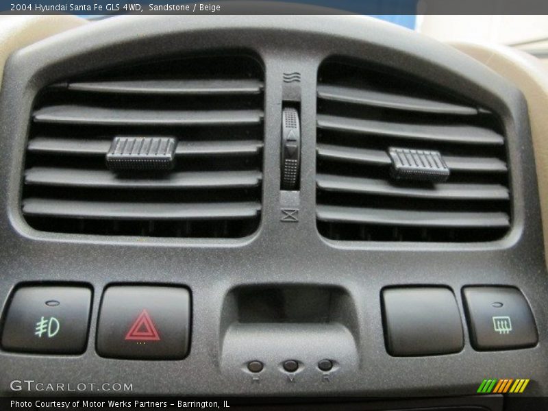 Sandstone / Beige 2004 Hyundai Santa Fe GLS 4WD