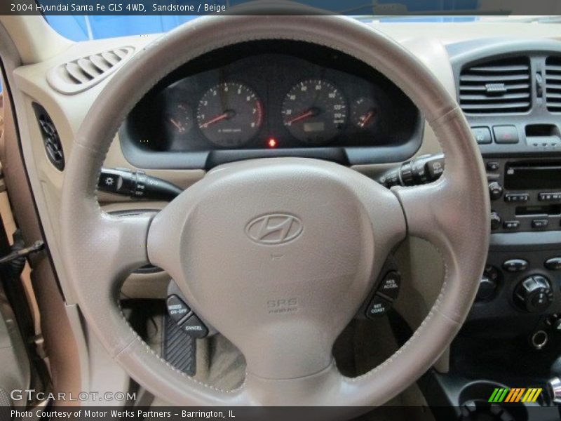 Sandstone / Beige 2004 Hyundai Santa Fe GLS 4WD