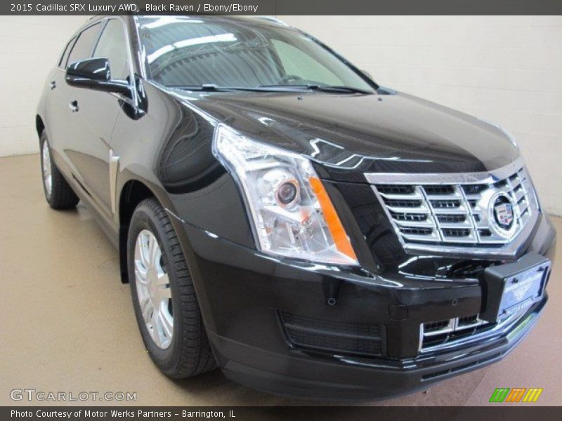 Black Raven / Ebony/Ebony 2015 Cadillac SRX Luxury AWD