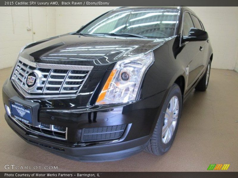 Black Raven / Ebony/Ebony 2015 Cadillac SRX Luxury AWD