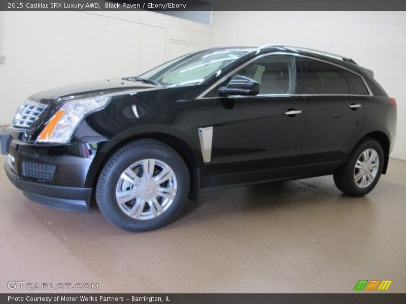 Black Raven / Ebony/Ebony 2015 Cadillac SRX Luxury AWD