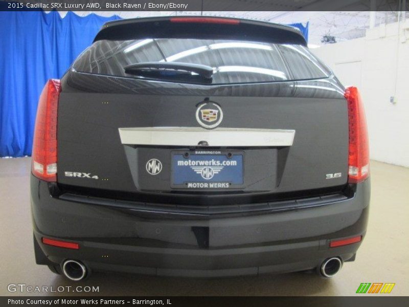 Black Raven / Ebony/Ebony 2015 Cadillac SRX Luxury AWD