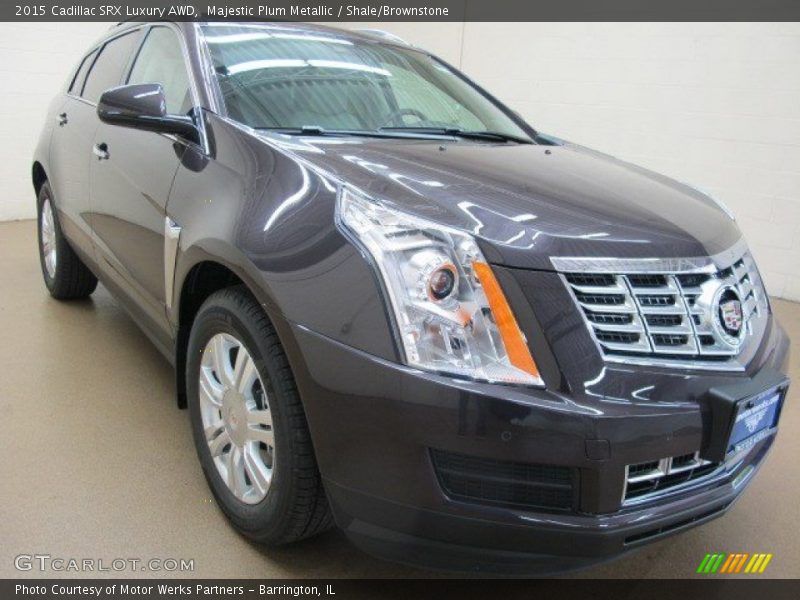 Majestic Plum Metallic / Shale/Brownstone 2015 Cadillac SRX Luxury AWD