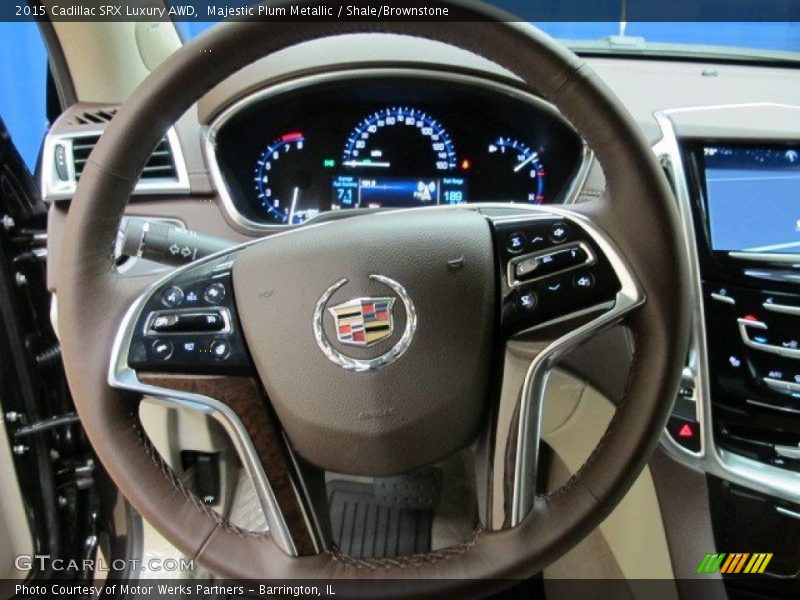 Majestic Plum Metallic / Shale/Brownstone 2015 Cadillac SRX Luxury AWD